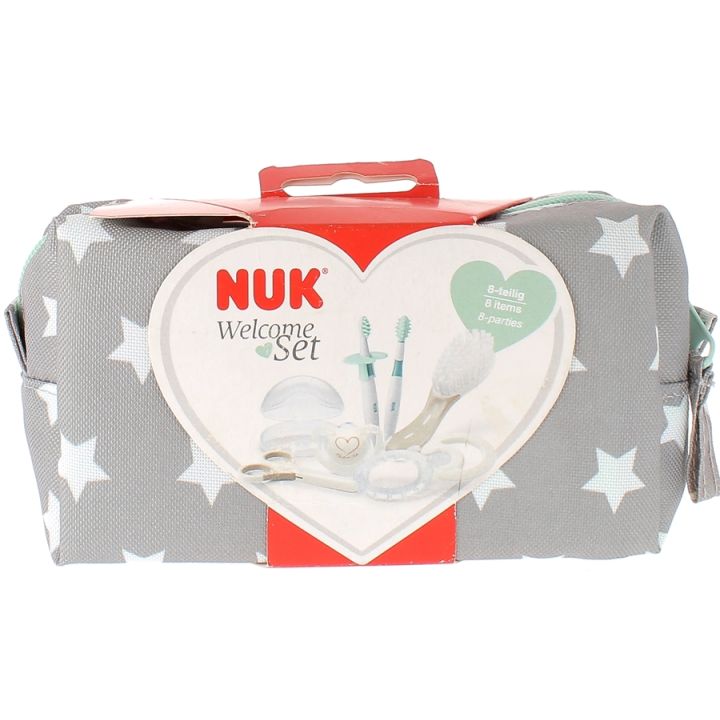 Trousse Welcome set NUK - trousse de 8 accessoires