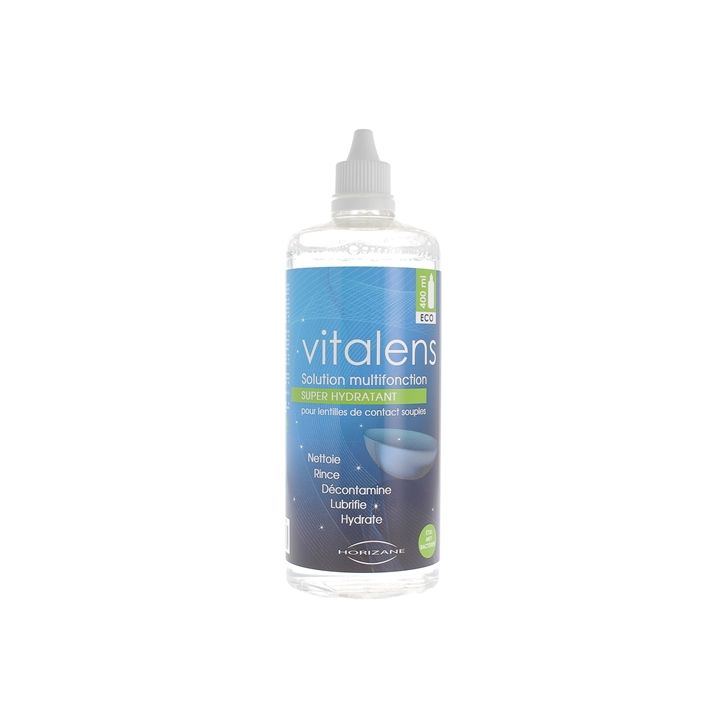 Vitalens Solution multifonction super hydratant pour lentilles de contact souples Horizane - flacon de 400ml