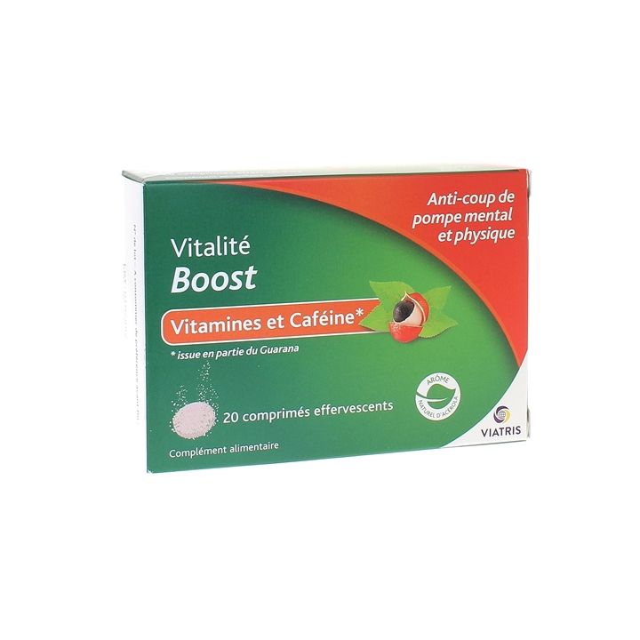 Vitalité boost Viatris - boîte de 20 comprimés effervescents