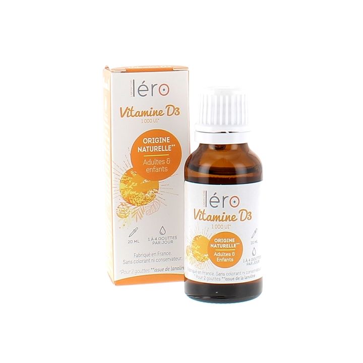 Vitamine D3 Léro - flacon de 20 ml