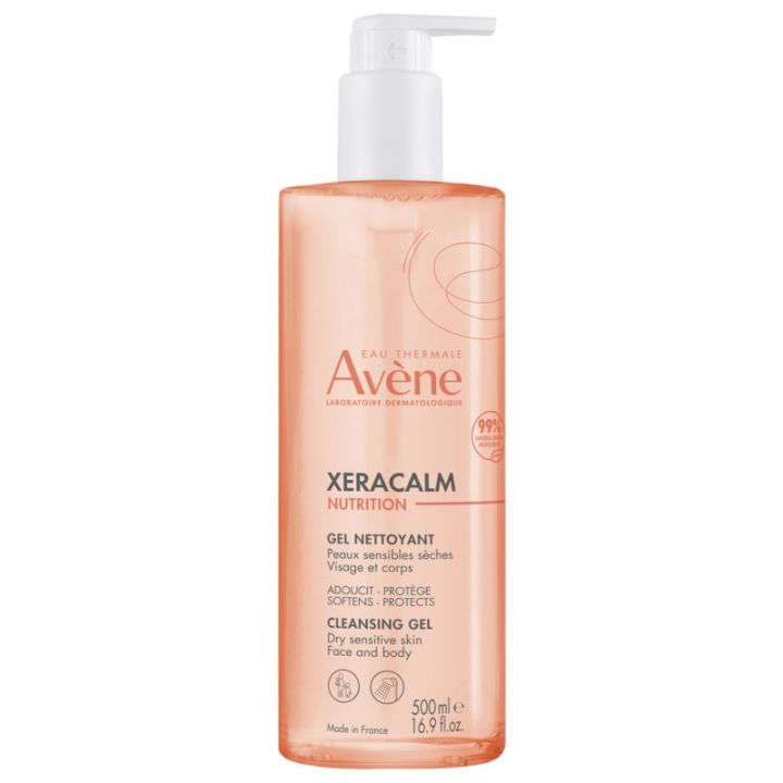 Xeracalm Nutrition Gel nettoyant Avène - flacon-pompe de 500ml