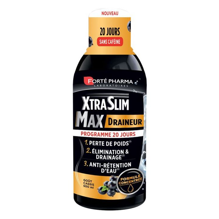 XtraSlim Max draineur Forté Pharma - bouteille de 500 ml