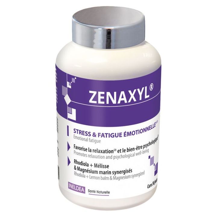 Zenaxyl stress et fatigue Ineldea - boîte de 90 gélules