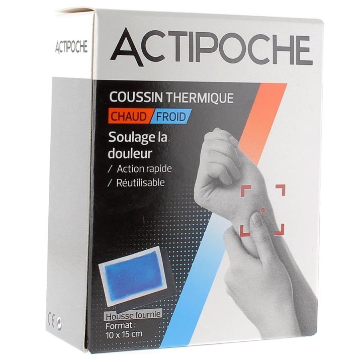 Actipoche chaud / froid soulage la douleur - boîte de 1 actipoche 10 x 15 cm