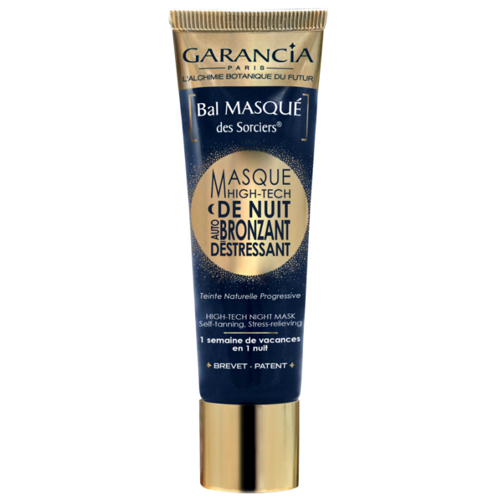 Bal masqué masque de nuit auto-bronzant déstressant Garancia - tube de 50 ml