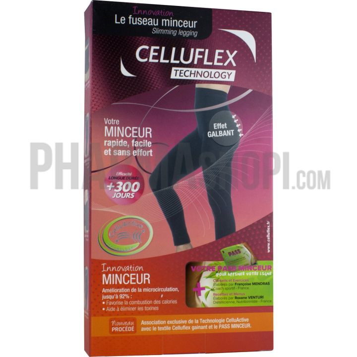 Fuseau minceur noir Celluflex technology - 1 fuseau