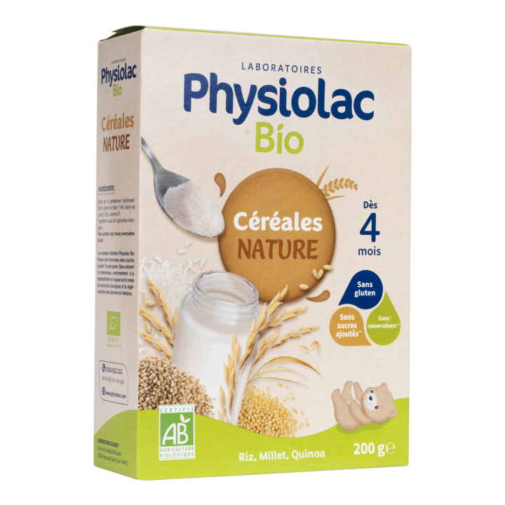Céréales Bio Physiolac - Boite de 200 g