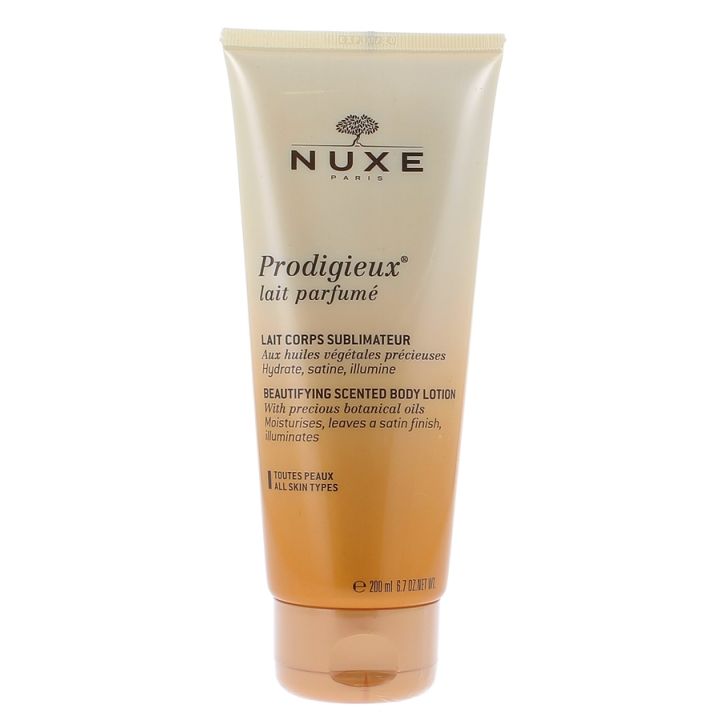 Lait Parfumé Prodigieux Corps Sublimateur Nuxe - tube de 200 ml