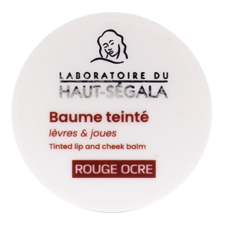 Baume teinté lèvres et joues rouge ocre Haut-ségala - pot de 9g