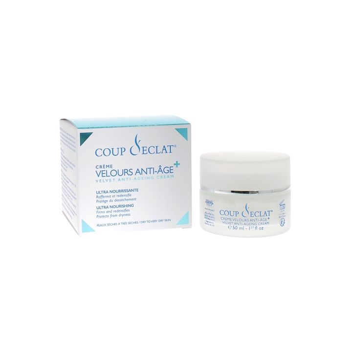 Crème velours anti-âge+ Coup d'éclat - pot de 50 ml