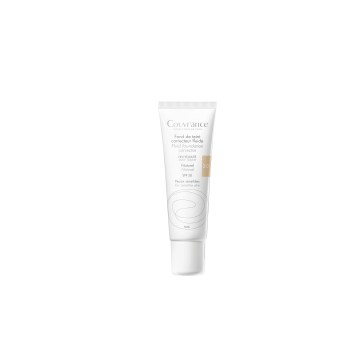 Couvrance fond de teint correcteur fluide Naturel 2.0 Avène - Tube de 30 ml