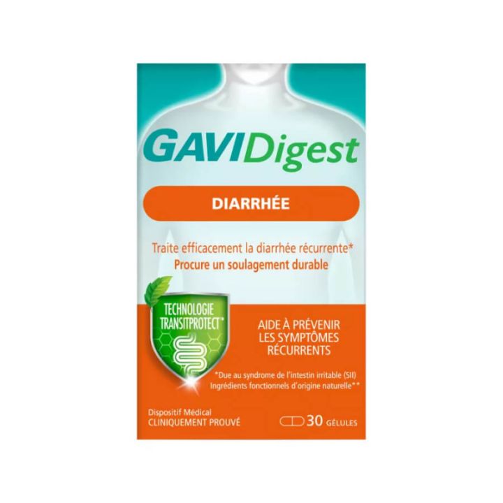 GAVIDigest diarrhée Reckitt - boite de 30 gélules