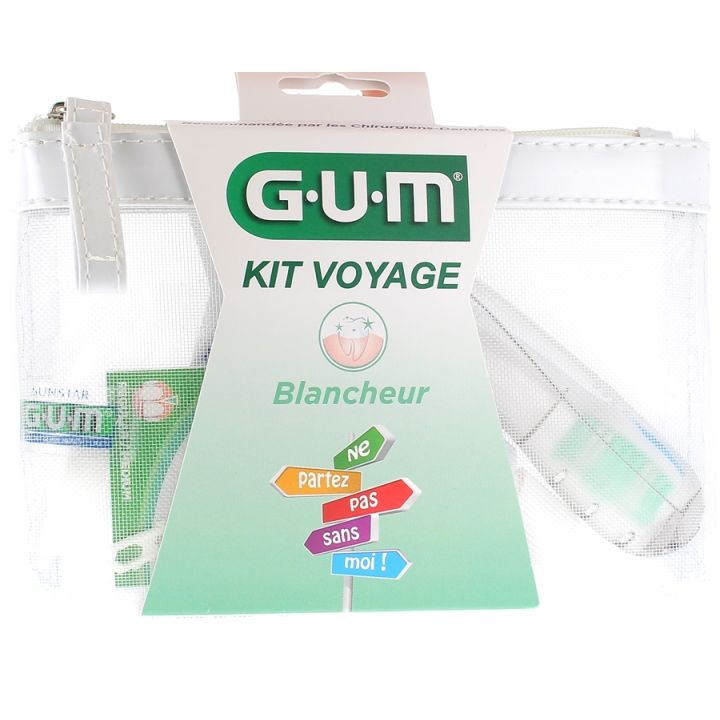 Kit de voyage blancheur Gum - 1 kit voyage