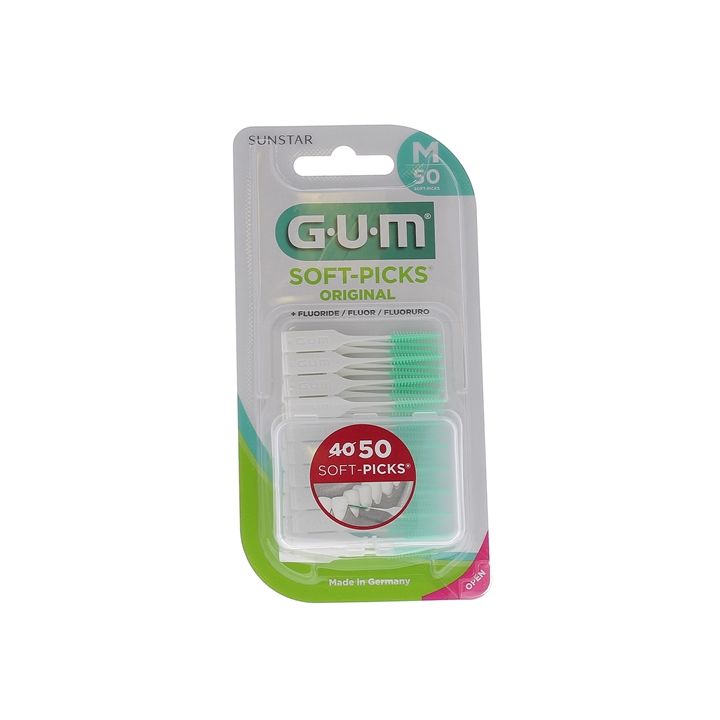Brossettes interdentaires soft-picks jetable régular Gum - 50 brossettes