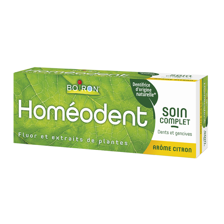 Homéodent dentifrice soin complet dents et gencives goût citron - tube de 75 ml