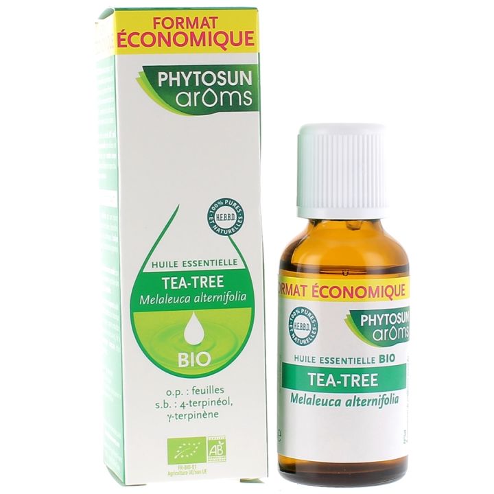 Huile essentielle de Tea tree Bio Phytosun Arôms - flacon de 30 ml