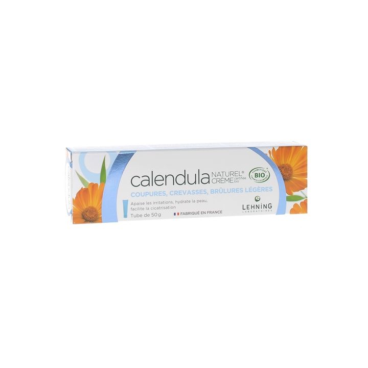 Calendula naturel crème bio Lehning - tube de 50 g