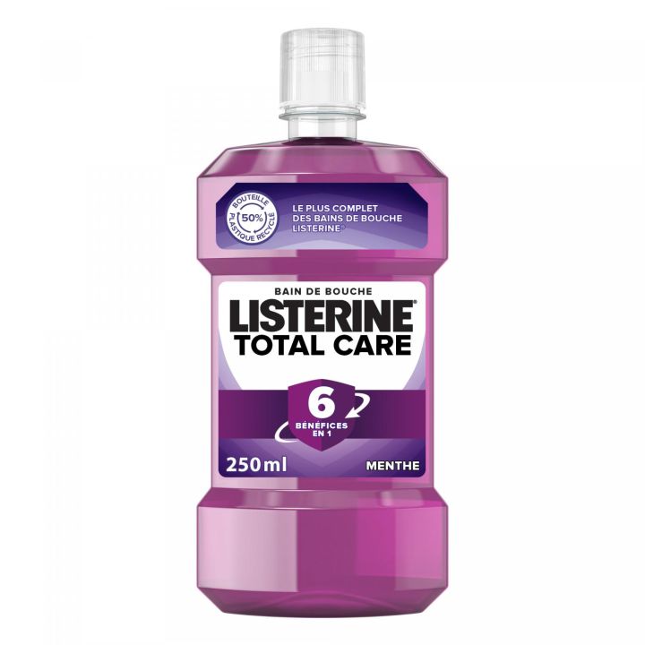 Bain de bouche Total Care Listerine - flacon de 250ml