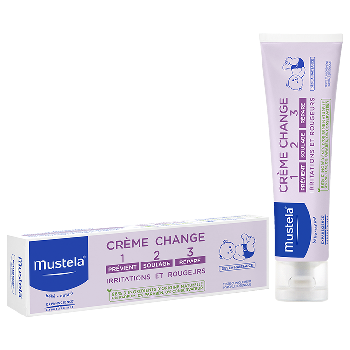Crème change 123 irritations et rougeurs Mustela - tube de 50 ml