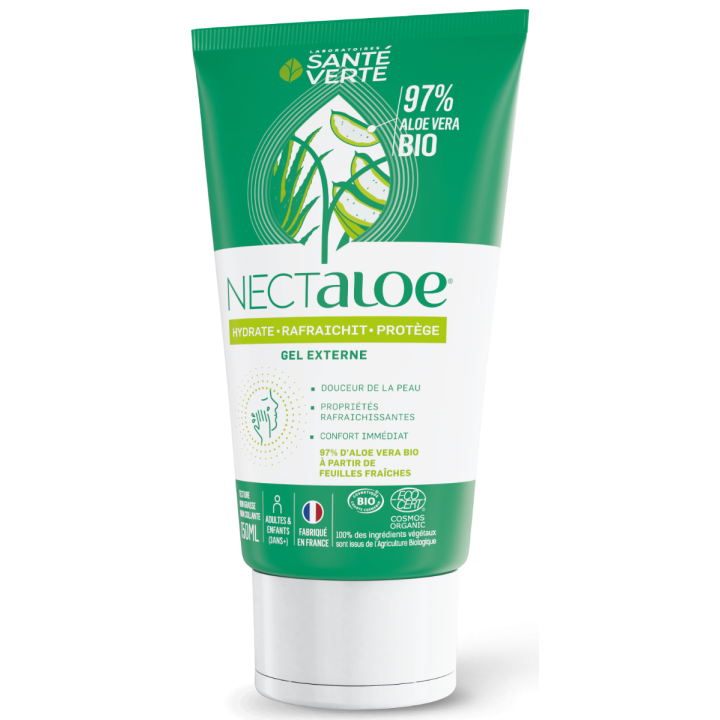 Nectaloe gel aloe vera Santé Verte - tube de 150 ml