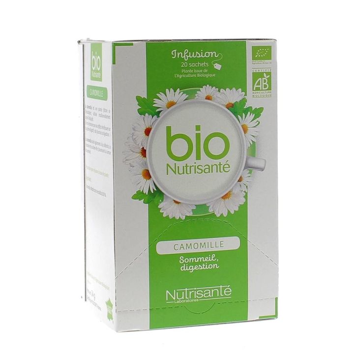 Infusion bien-être Camomille bio Nutrisanté - 20 sachets