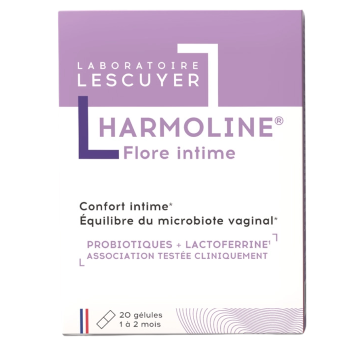 Harmoline flore intime Lescuyer - boite de 20 gélules