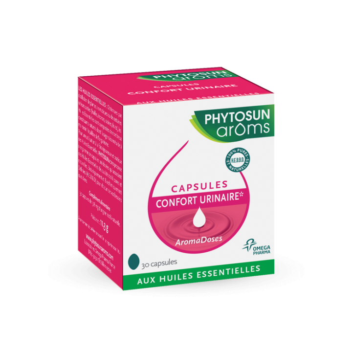Capsules confort urinaire aromadoses Phytosun aroms - 30 capsules