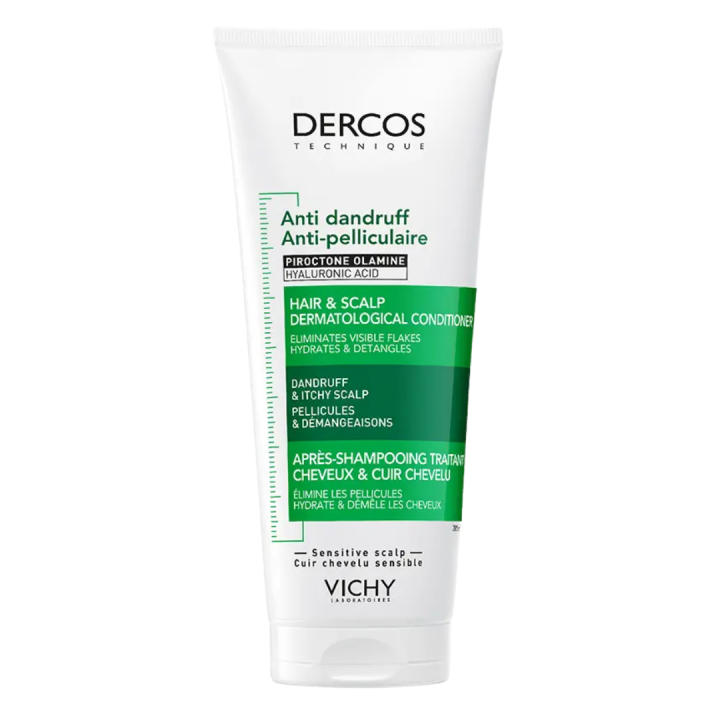 Dercos après-shampooing cheveux & cuir chevelu anti-pelliculaire Vichy - tube de 200ml