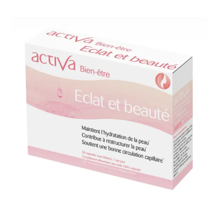 Bien-être éclat et beauté Activa - boite de 30 capsules