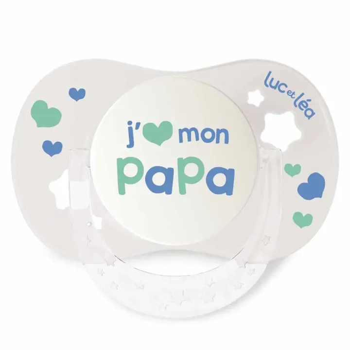 Essentiel sucette collerette confort+ 0/6 mois Luc et Léa - une sucette