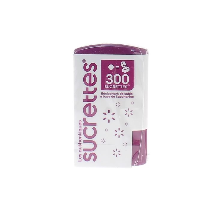 Les sucrettes authentiques 25 mg de saccharine - boîte de 300 sucrettes