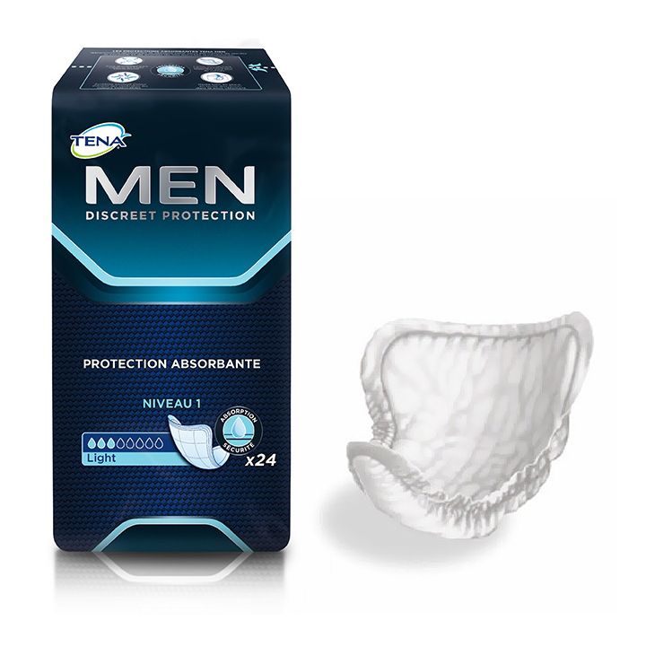 Tena Men Active fit Light niveau 1 - sachet de 24 protections de taille 46-56