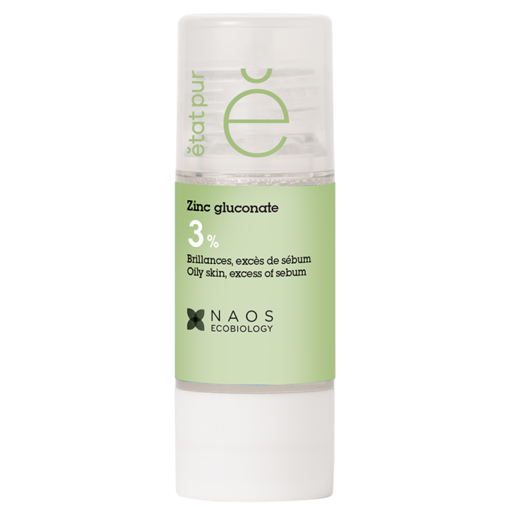Zinc gluconate 3% brillance et excès de sébum Etat Pur - flacon de 15ml