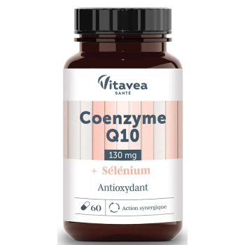 Coenzyme Q10 + sélénium Vitavea - pot de 60 gélules