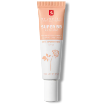 Super bb crème-soin couvrant anti-imperfections clair spf 20 Erborian - tube de 15ml