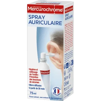 Spray auriculaire Mercurochrome - spray de 75ml