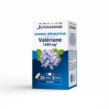 Valériane 1680mg Juvamine - boîte de 50 gélules