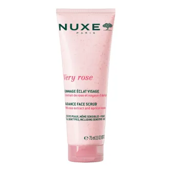 Very Rose gommage éclat visage Nuxe - tube de 75ml
