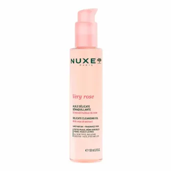 Very Rose Huile délicate démaquillante Nuxe - flacon de 150ml