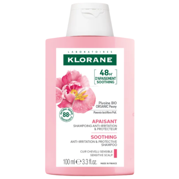 Shampoing anti-irritation & protecteur pivoine bio Klorane - flacon de 100ml