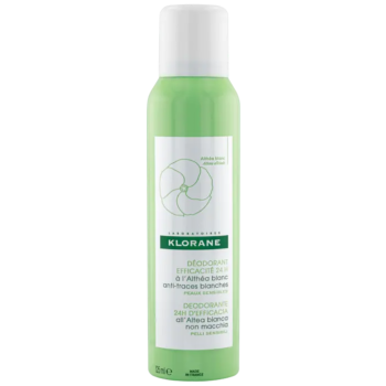 Déodorant à l'althéa blanc Klorane - spray de 125ml