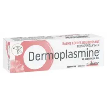 Dermoplasmine baume lèvres nourrissant au Calendula bio Boiron - tube de 10g
