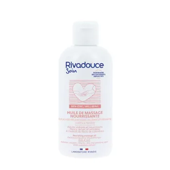 Huile de massage nourrissante Rivadouce - flacon de 250ml