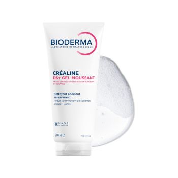 Crealiné DS+ gel nettoyant apaisant assainissant Bioderma - tube de 200 ml