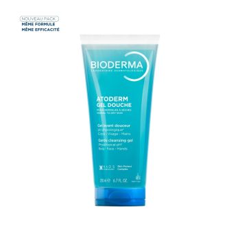 Atoderm gel douche nettoyant douceur Bioderma - tube de 200 ml