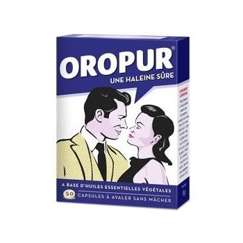 Haleine sûre Oropur - boîte de 50 capsules