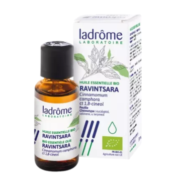 Huile essentielle bio ravintsara Ladrôme - flacon de 30ml