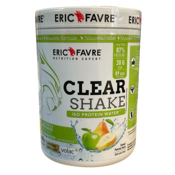 Clear shake Iso protein water saveur pomme poire Eric Favre - pot de 500g