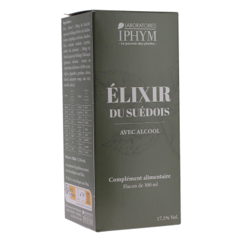 Élixir du suédois avec alcool Iphym - flacon de 300ml