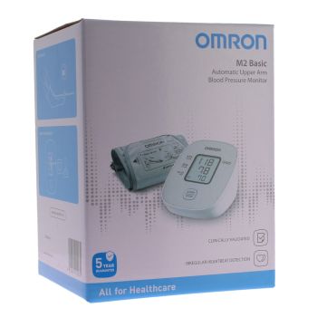 Tensiomètre électronique brassard m2 basic Omron - boite d'un tensiomètre + brassard